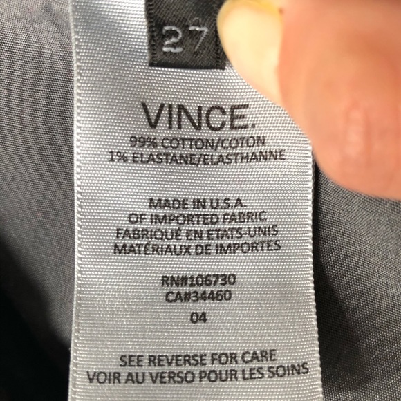 Vince Riley Grey Stripe Skinny Jeans - Picture 11 of 11